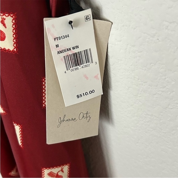 Johanna Ortiz Quechua Cut Out Halter Midi Dress NWT - Picture 8 of 9